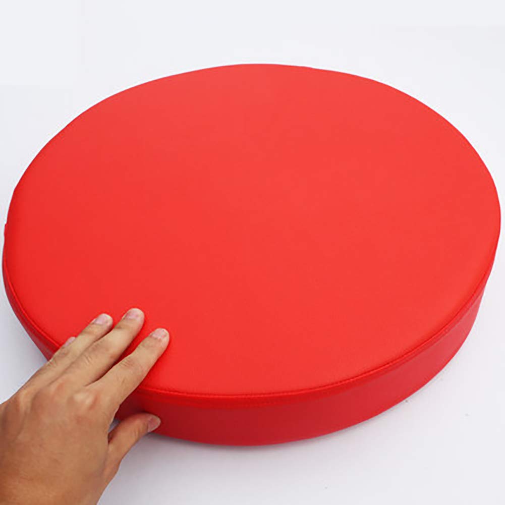 Coussin de chaise imperméable rouge 50cm pour jardin et tatami