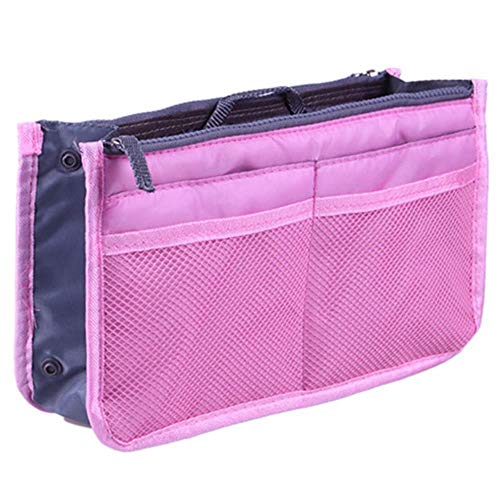 Preisvergleich Produktbild Damen-Kosmetiktasche, große Aufbewahrungstasche, Kulturbeutel, Handtasche, Kosmetiktasche, Organizer, Reisetasche, Feminina Bolsos, Mujer, Pink