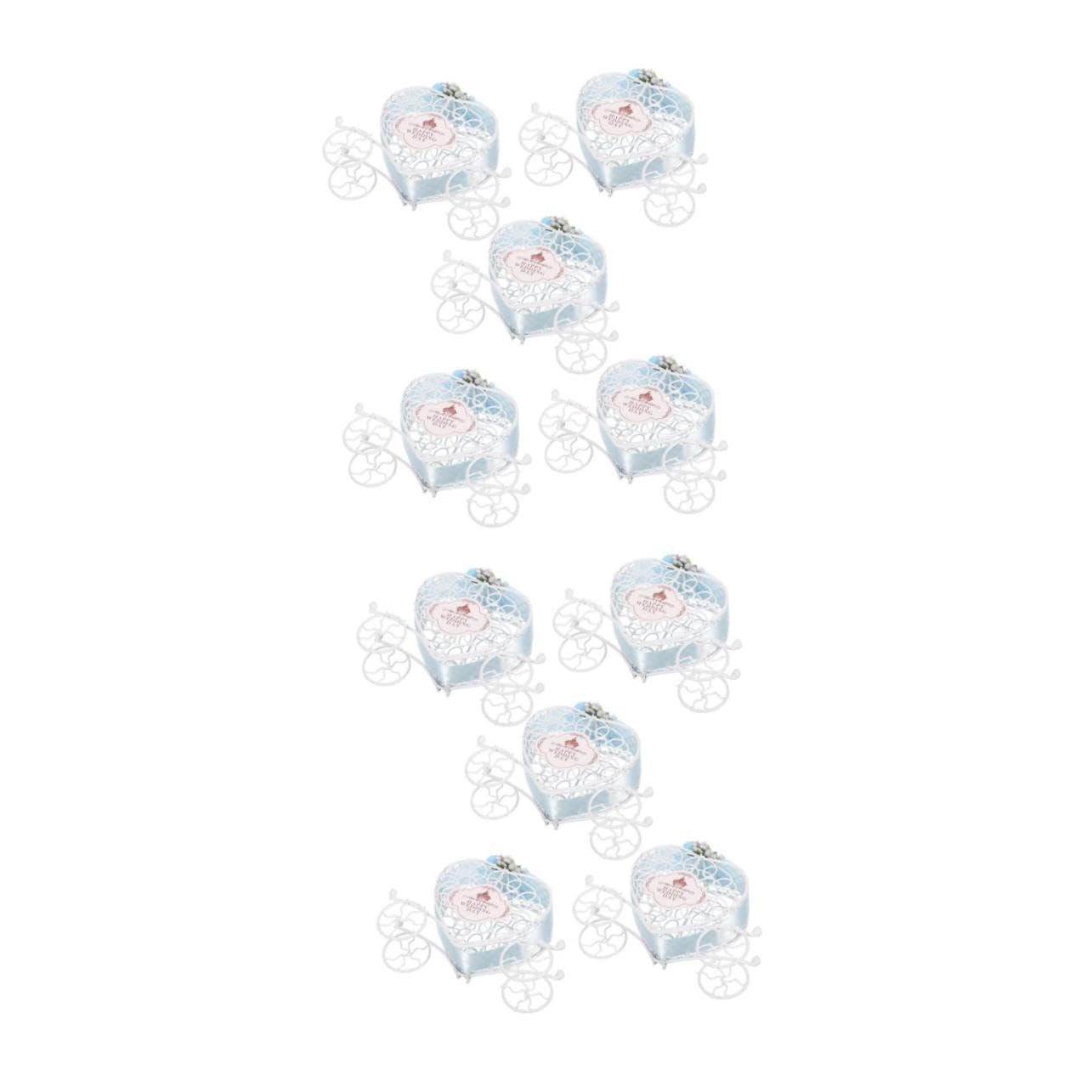 Boîtes de bonbons décoratifs VILLCASE en lot de 10 pour contenants de fête de mariage