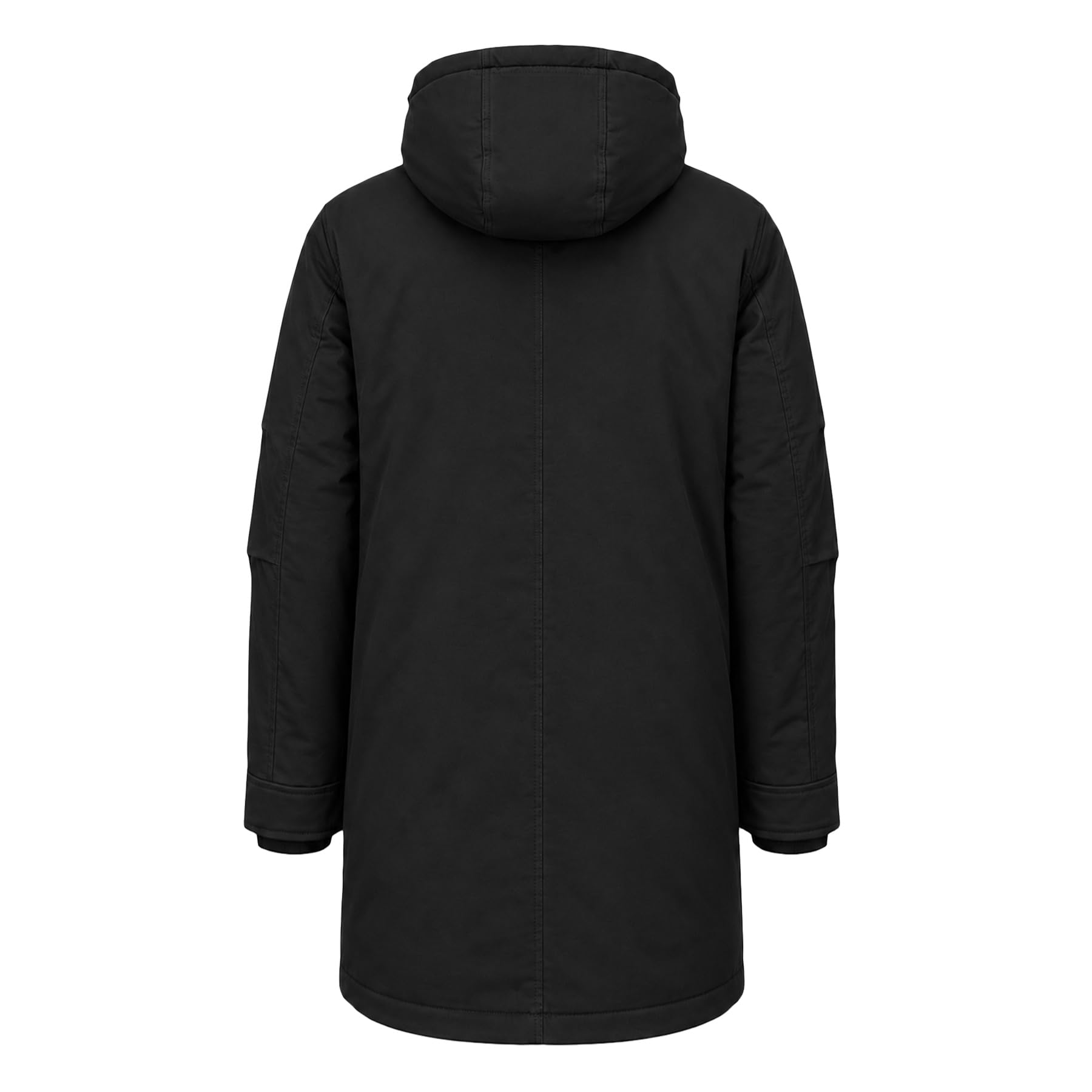 Allthemen Uomo Piumino Media Lunghezza Cappuccio Giubbotto Puffer Impermeabile Antivento Giacca Parka Invernale