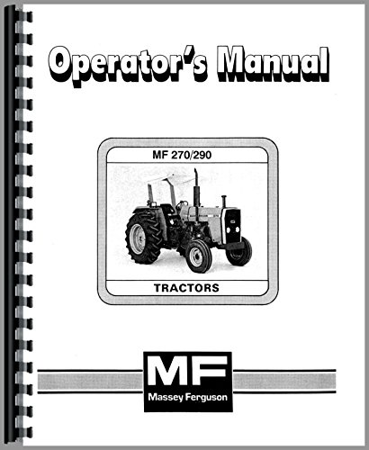 Operators Manual Massey Ferguson 270 290 Tractor      Plastic Comb