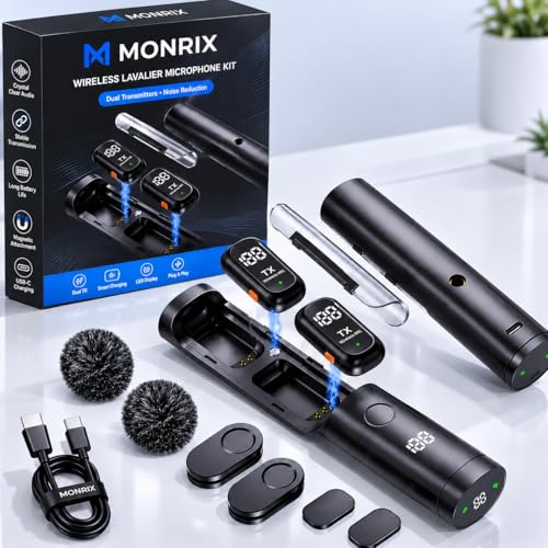 Image of QY99 Wireless Lavalier Microphone Kit