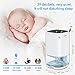 Nobebird Portátil Deshumidificador 1000ML, Electrico Mini Deshumidificador Ultra Silencioso, Auto-Apagado y 7...