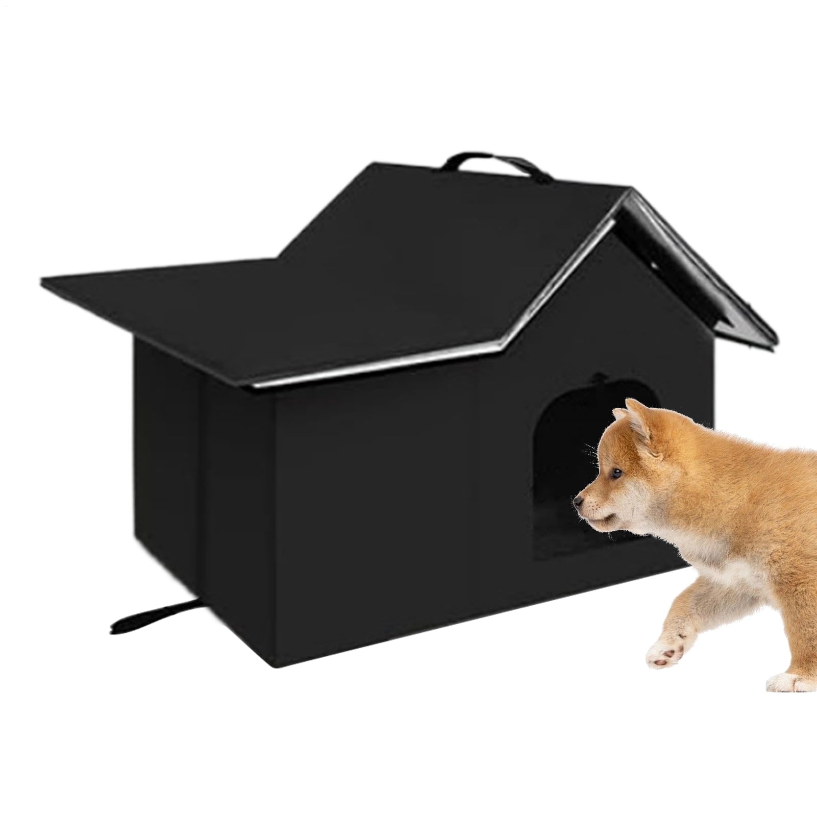 Refugio de mascotas cálidas Huvqianu en material impermeable exterior