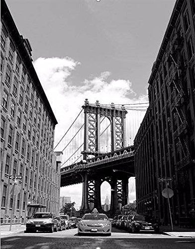 New York Framed Wall Art For Living Room Nyc - Black And White Decor Picture Vintage Posters Prints 14X18 Picture Frame Matted To 11X14 #TOP2