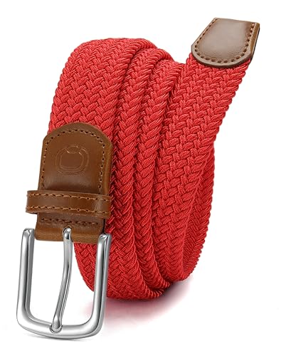 Image of CHAOREN Mens Belt - Braided Stretch Golf Belt for Men 1 3 /8 inch- Gift for Golf Pants Casual Shorts Jeans