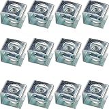 ZCZQC 12pcs M6 Cage Nuts Carbon Steel U-Shaped Slide-on Cage Nut