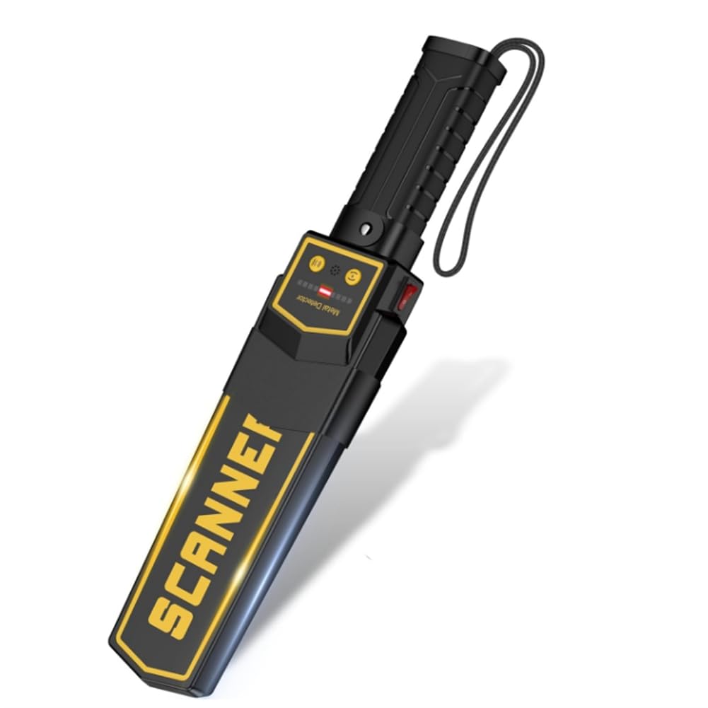 Osmond Metal Detector Handheld Rechargeable Wand, High Sensitivity Portable Security Finder Scanner