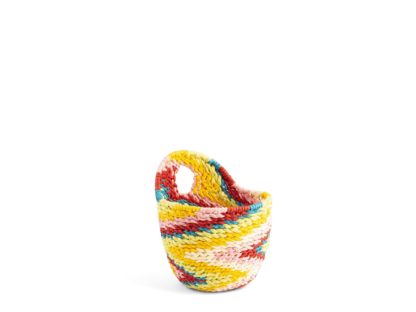 H&h Tulum Basket in Paper Fibre, 13 x H11 cm