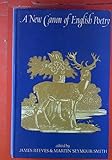 A New Canon of English Poetry