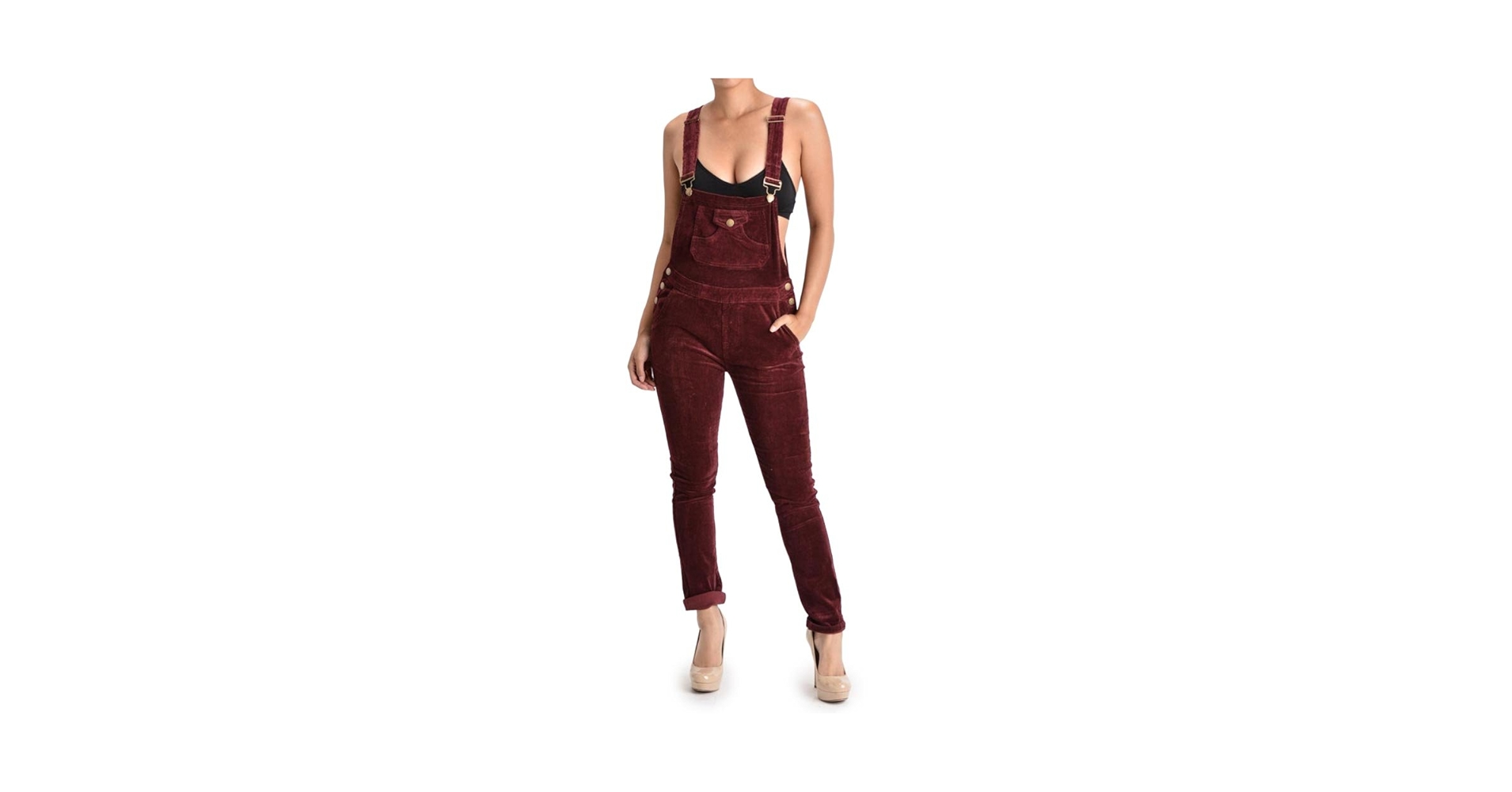 サロペット・オーバーオール・オールインワン L'Appartement STAMMBAUM Corduroy Overall Amazon.com: HGps8w Womens Corduroy Shorts Overalls Romper