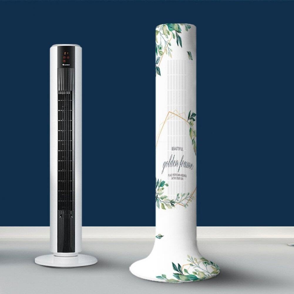 Cubierta De Ventilador Torre Polvo Soporte Protector Almacenamiento Impermeable Refrigeración Protección Ventiladores Verticales Aire Libre Incluido Todo Piso