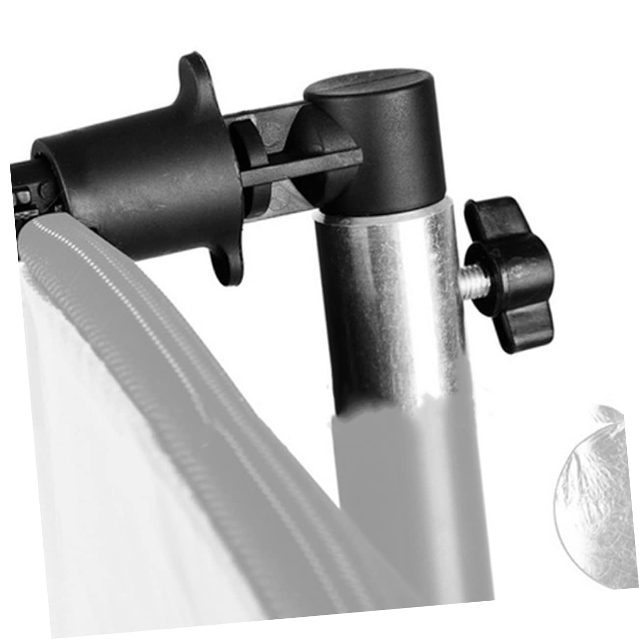OSALADI 2pièces Support De Réflecteur avec Clip pour Trépied Éclairage Adaptateur De Fixation pour Réflecteurs De Fond Photographie Noir