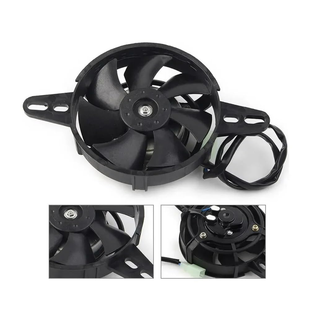 Motocicleta Radiador Ventilador Ventilador Refrigeración Radiador Aceite Motocicleta Adecuado para Vehículos Todo Terreno UTV Karts Todo Terreno Cuatro Ruedas 150 CC 200 CC Y 250 CC