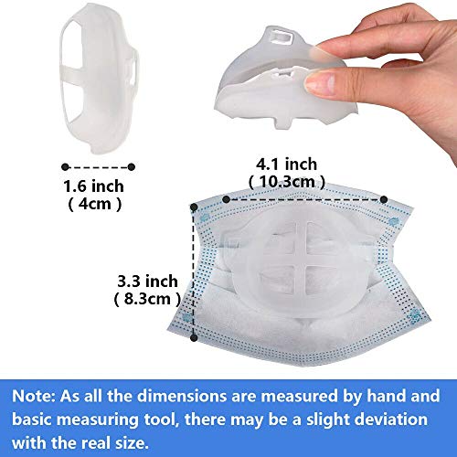 F Fityle Estrutura de Suporte Interno Do Suporte para Máscaras Faciais 3D Espaço para Respirar Na Bo