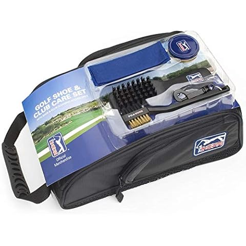 PGA Tour Shoe Bag With Club Cleaning Set Cover