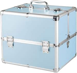 Nagellack Aufbewahrungsbox - Aluminium Schminkkoffer Mit Organizer, Große Kapazität