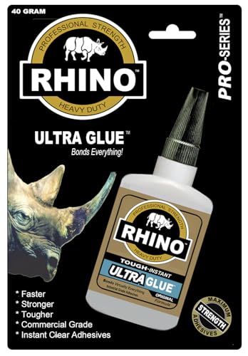 Rhino Glue, Heavy Duty 40 Gram Clear