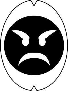 Creative Tennis Racquet Stencil - Mad Face