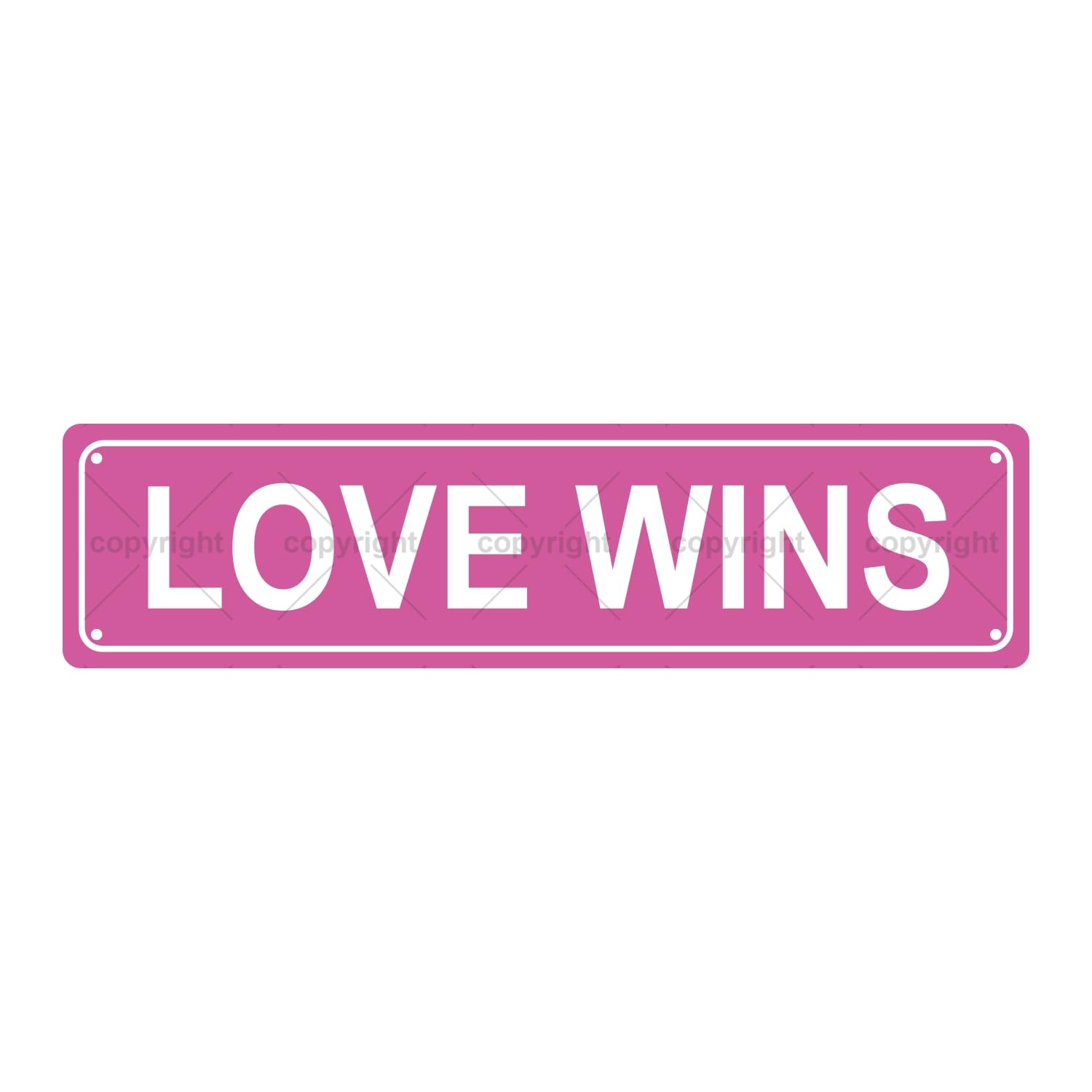 Love WINS LGBT Metal Tin Street Sign Bar Cafe Garage Cave Home Room Wall Bathroom Farmhouse Garden Porch Patio Decor,4x16 Inch