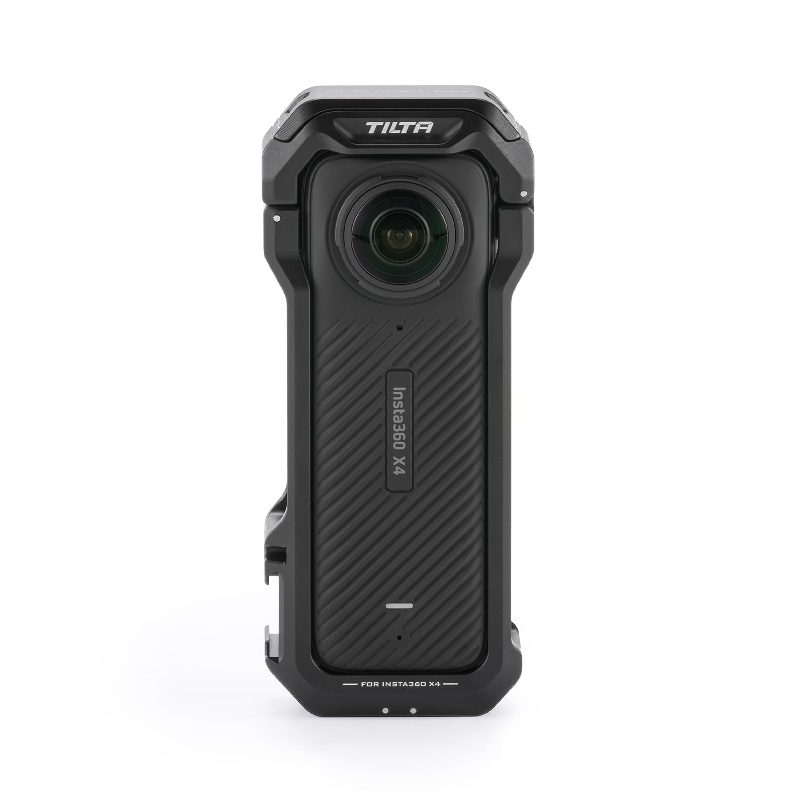 Tilta Insta360 X4 Gabbia, Gabbia per fotocamera completa compatibile con Insta360 X4, montaggio rapido con ricevitore Cold Shoe 1/4"-20 Thread - Nero TA-T67-FCC-B