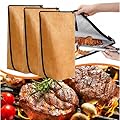 BBQ Blanket for Resting Meat - Reusable Zippered Insulated Brisket Resting Blanket, BBQ Blanket, Smoker Meat Resting Blanket for Large Brisket/Beef/Pork Shoulder/Turkey BBQ Meat Bag (3 PSC)