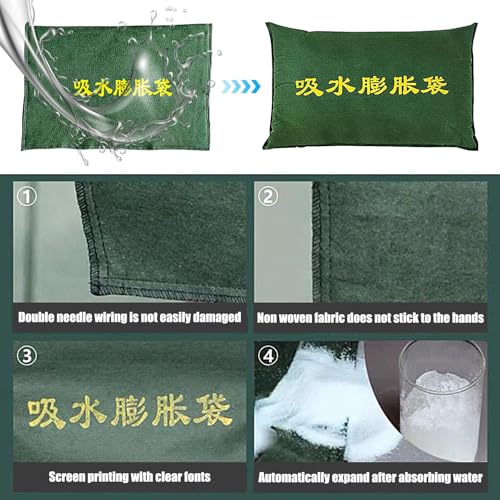 Sac de sable anti-inondation activé par l'eau réutilisable - 7