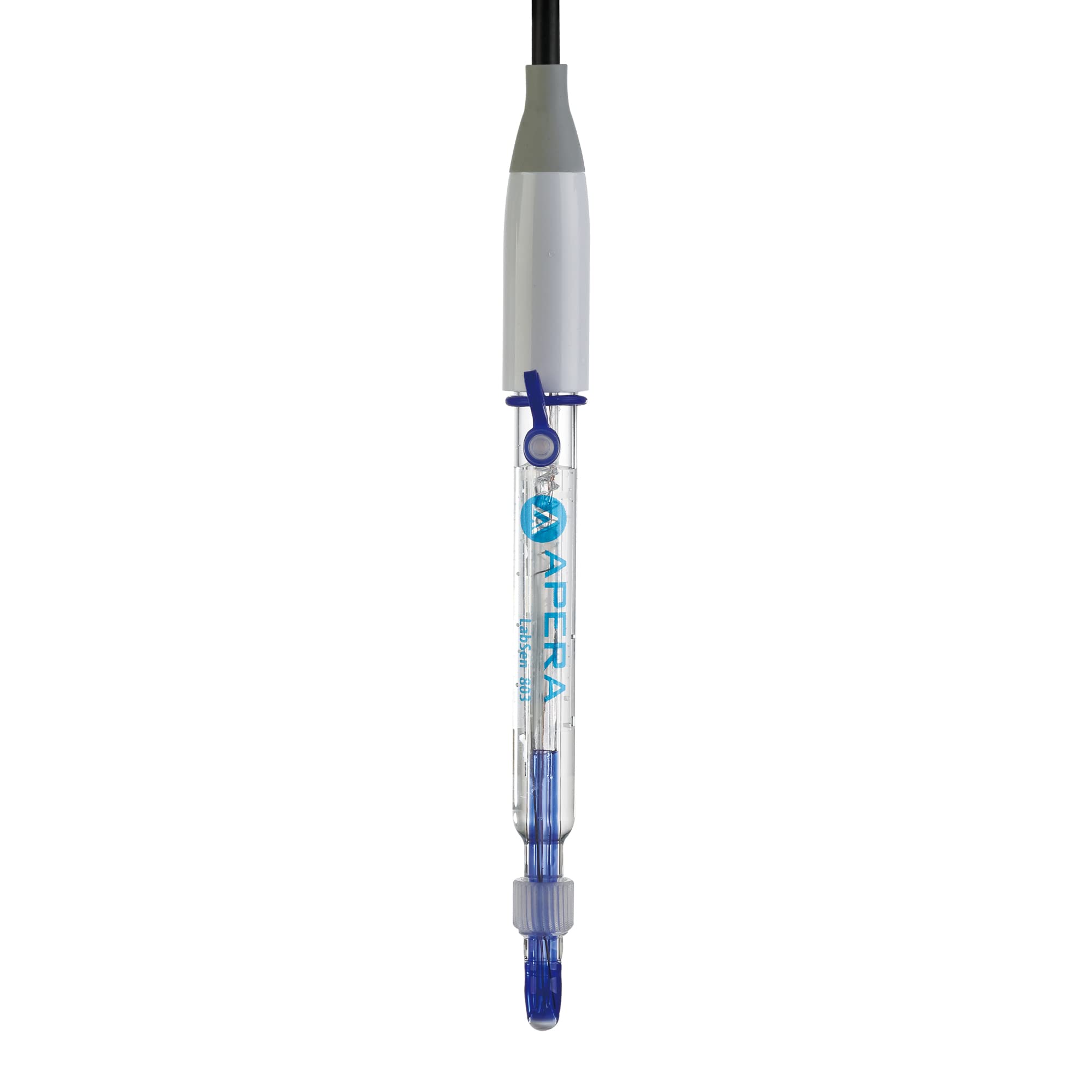 Apera Instruments LabSen 803 pH-Glas-Elektrode | Für gereinigtes Wasser und Proben mit niedriger Ionenkonzentration, mit integriertem Temperatursensor
