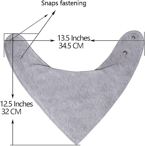 Miniatura 10 de Maiwa Baberos bandana de algodón para bebés, niñas y niños para babear y dentición, paquete de 8