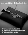 [ aso ] TOFTPOUCH (タフトポーチ) 耐水ポーチ ガジェット ポーチ 日本製 約150×110×10[mm] コンパクトポーチ 小型ポーチ バッグインバッグ (Mサイズ センターファスナー ホワイト) tf-v180-wh #1