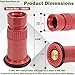 SpringSpray 1" NH/NST Fire Hose Nozzle Thermoplastic Fire Equipment Heavy Duty Industrial Jet Fog Spray Nozzle