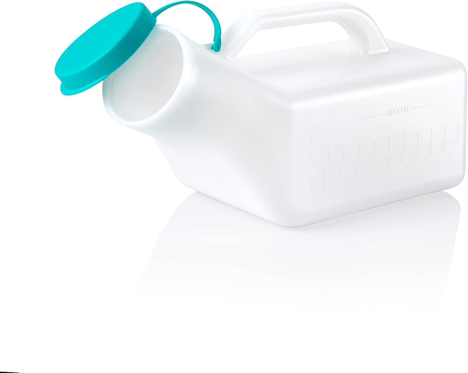 ALIA | Male Urinal Bottle | 1000ml | Secure Cap | Measuring Scale | Easy Grip Handle | Pack of 1