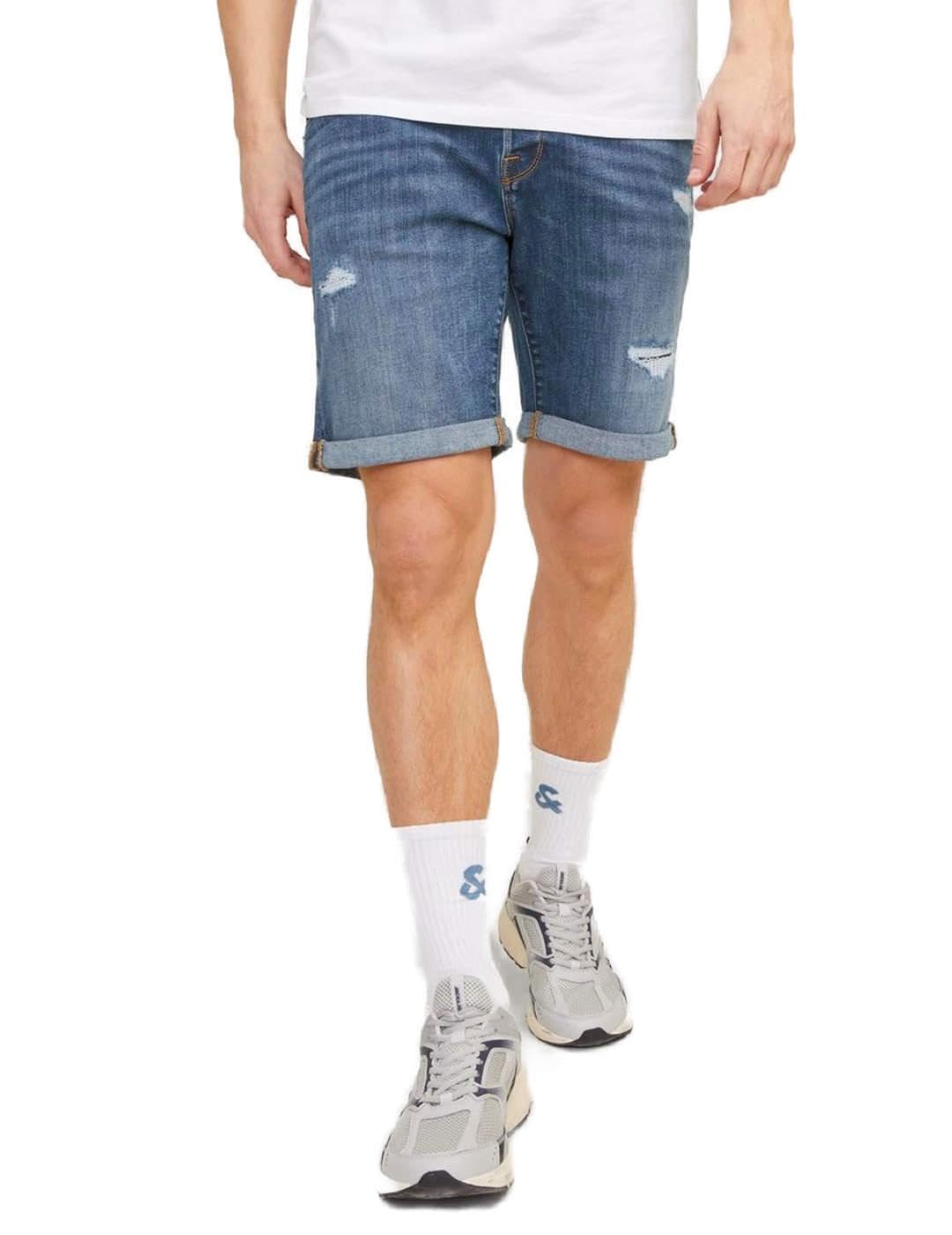 Jack & Jones Pantalones Vaqueros Cortos para Hombre