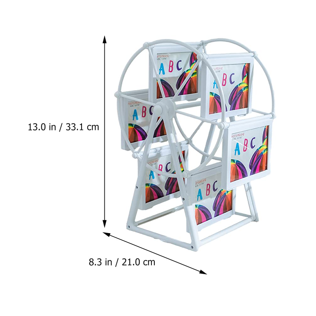 Cadre Photo 10X15 Cm En Bois, Cadre Photo Rotatif Double Face Pour