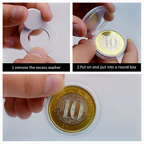 Caja de Madera para Monedas con 100 Ranuras y Cerradura miniatura 3