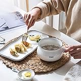 一人用のプレート食器セラミック食器北欧風西洋料理朝食プレート釉薬 (Color : BLUE, Size : 31.5*15.5*13CM)