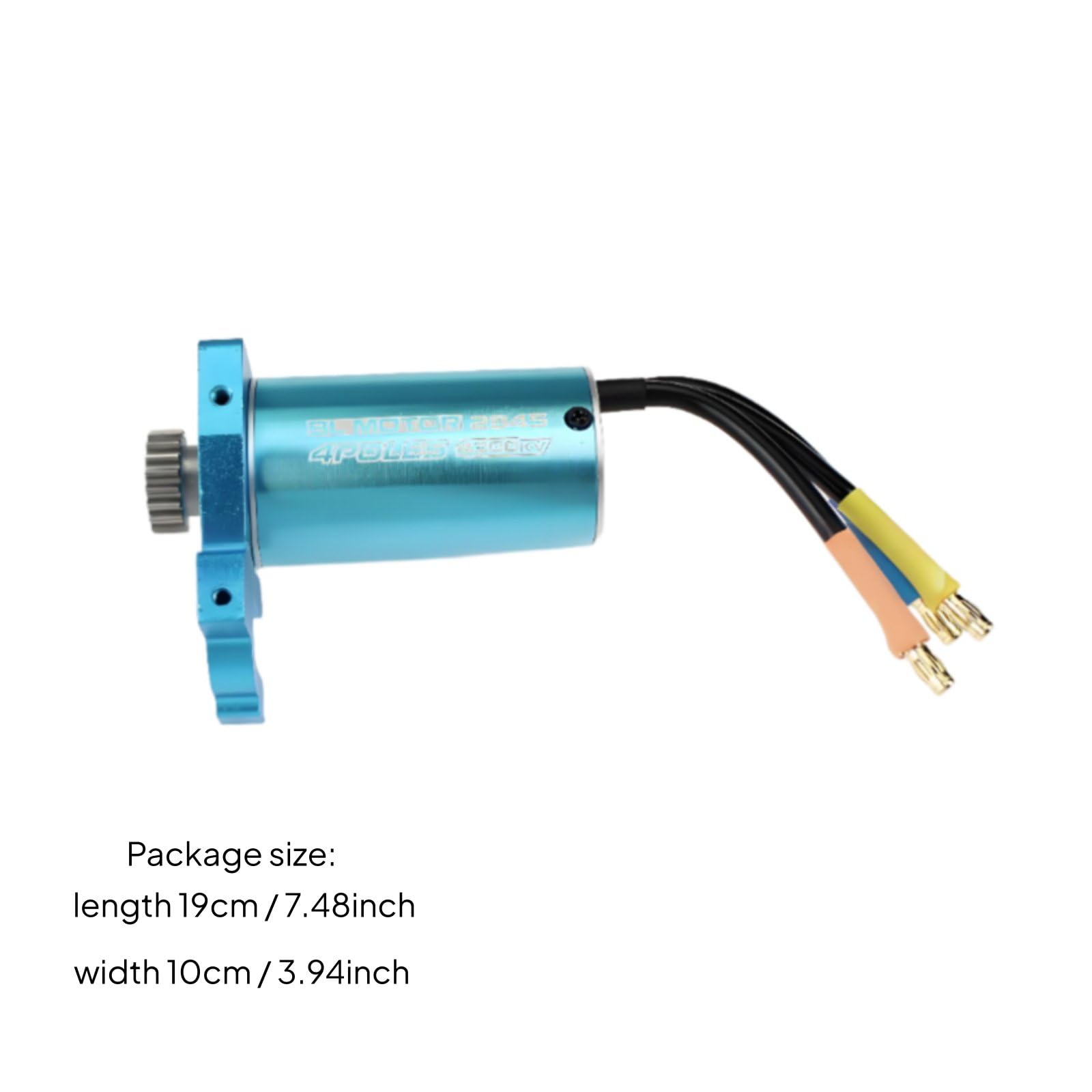Motore Brushless Elettrico 4 Poli 4300KV Ricambio Facile Accessorio Montaggio Sostituzione Struttura Compatta Adatto a Manutenzione Piste Modellismo RC