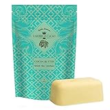 Caribbean Cacao Unrefined Cocoa Butter - 1 LB Rich Body Butter Bar for Stretch Marks, Dry Skin, Acne, and Sensitive Skin - From our exclusive source in the Dominican Republic - Wrap Yourself in Creamy Luxury