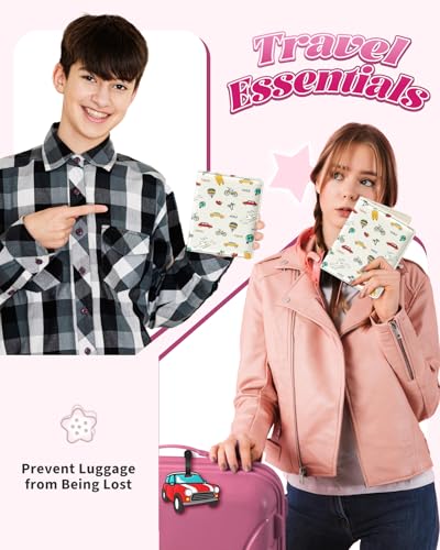 Kids Cute Passport Holder Set