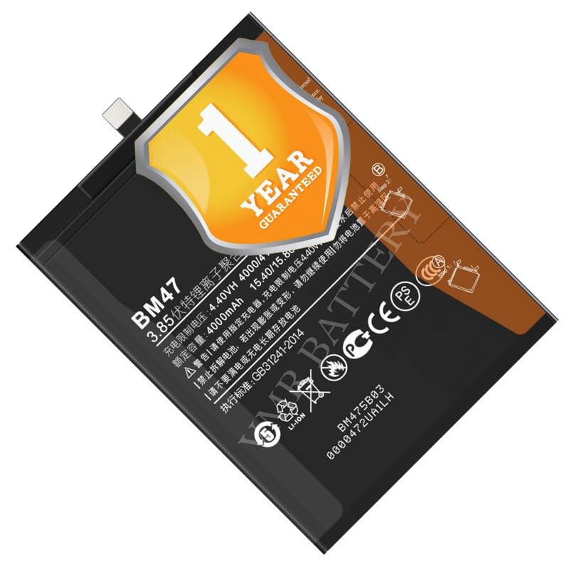 Image of Original BM47 Battery Compatible with Xiaomi Redmi 3 (2015816) | Redmi 3s (2016031) | Redmi 3X | Redmi 3 Pro | Redmi 3s Prime | Redmi 4 (4X) (2016060, 2016090, MAG138, MAE136) - 1 Year Warranty K7