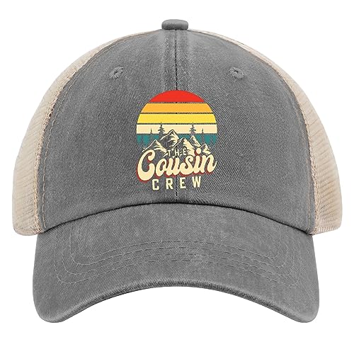 Sun hat Cousin Crew Fishing hat Blue hat Gifts for Him Baseball Cap Suitable for Streetwear