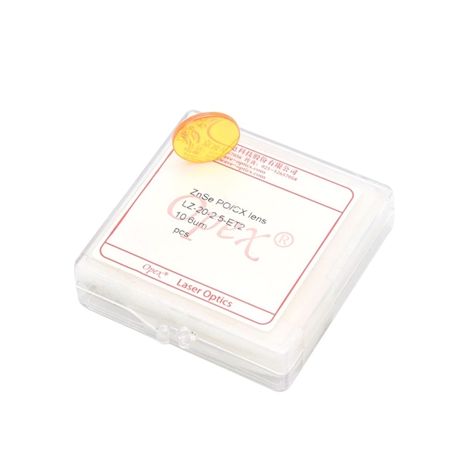 Lens USA CVD ZnSe Dia 12 15 18 19.05 20 25.4mm FL 25.4-190.5mm for CO2 Laser Engraving Cutting Machine(18mm,127mm)