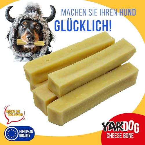 YAKDOG – Käsesticks für Hunde – Langanhaltende Kausnacks – 100% Natürlich – Traditionell aus dem Himalaya – Hergestellt in Belgien – XS - 5 Stück