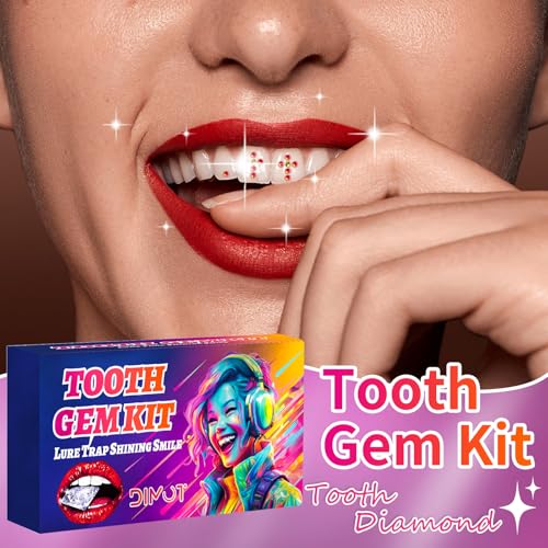 Image of DIY Tooth Gem Kit, Sparkling Crystals, 2025 New Tooth Gem, DIY Crystals Jewelry Teeth, Professional Fashionable Teeth Jewelry Starter Kit (A)