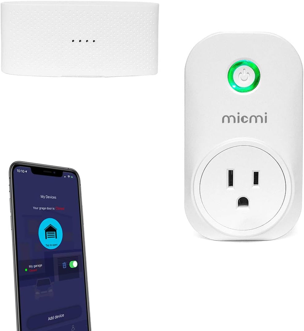Smart WiFi Garage Door Opener, Wireless & WiFi Remote Smart Phone Controlled, Compatible with Amazon Alexa, Google Assistant, IFTTT, No Hub Required