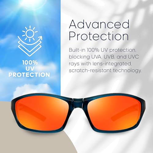 Groeningen Rectangular Polarized Sunglasses for Men and Women2