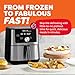 Instant Pot 4QT Vortex Plus 6-in-1 Mini Air Fryer, Custom Program Options, Crisps, Broils, Roasts, Dehydrates, Bakes, Reheats, 100+ In-App Recipes, Stainless Steel,4 Quarts