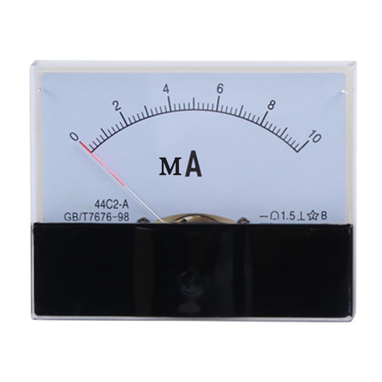 YANHAO 44C2 1mA 2mA 5mA 10mA 20mA 30mA 50mA 75mA 100mA 200mA 300mA 500mA DC Ammeter Analog Current Test Meter Mechanical Header Ammeter (Size : 300A)-picture-33
