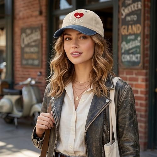 Image of I, Love Embroidered Baseball Cap