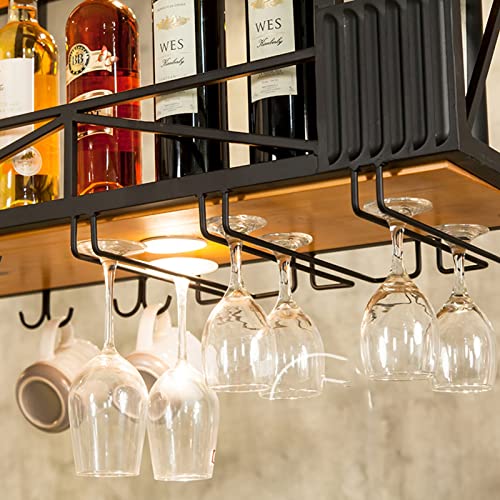 Soporte de vino de techo en metal 100x30x80 cm miniatura 7